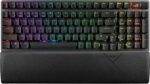 ASUS ROG Strix Scope II 96 Wireless Mechanical Gaming Keyboard – 96% Full-Size, Tri-Mode Connectivity, Hot Swappable Pre-lubed ROG NX Storm Clicky Switches, PBT Keycaps, RGB, PC/Mac Support - Black