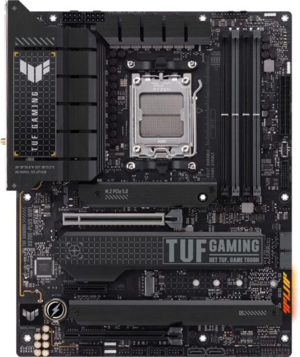 ASUS TUF Gaming X670E-PLUS WiFi 6E Socket AM5 (LGA 1718) Ryzen 7000 ATX Gaming Motherboard(16 Power Stages, PCIe® 5.0, DDR5 Memory, Four M.2 Slots,2.5 Gb LAN,USB 4, Aura RGB Lighting).