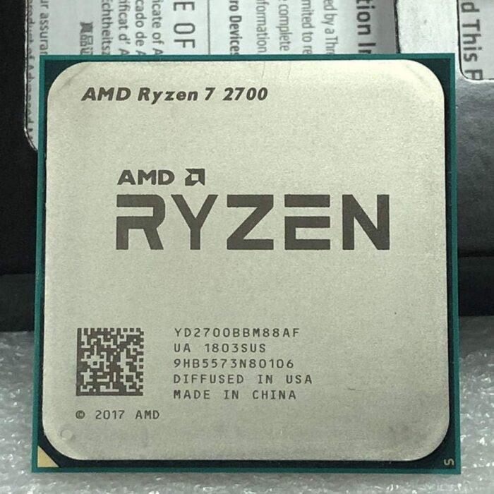 AMD RYZEN 7 2700 8-Core 3.2 GHz AM4 65W YD2700BBM88AF OEM Desktop Processor