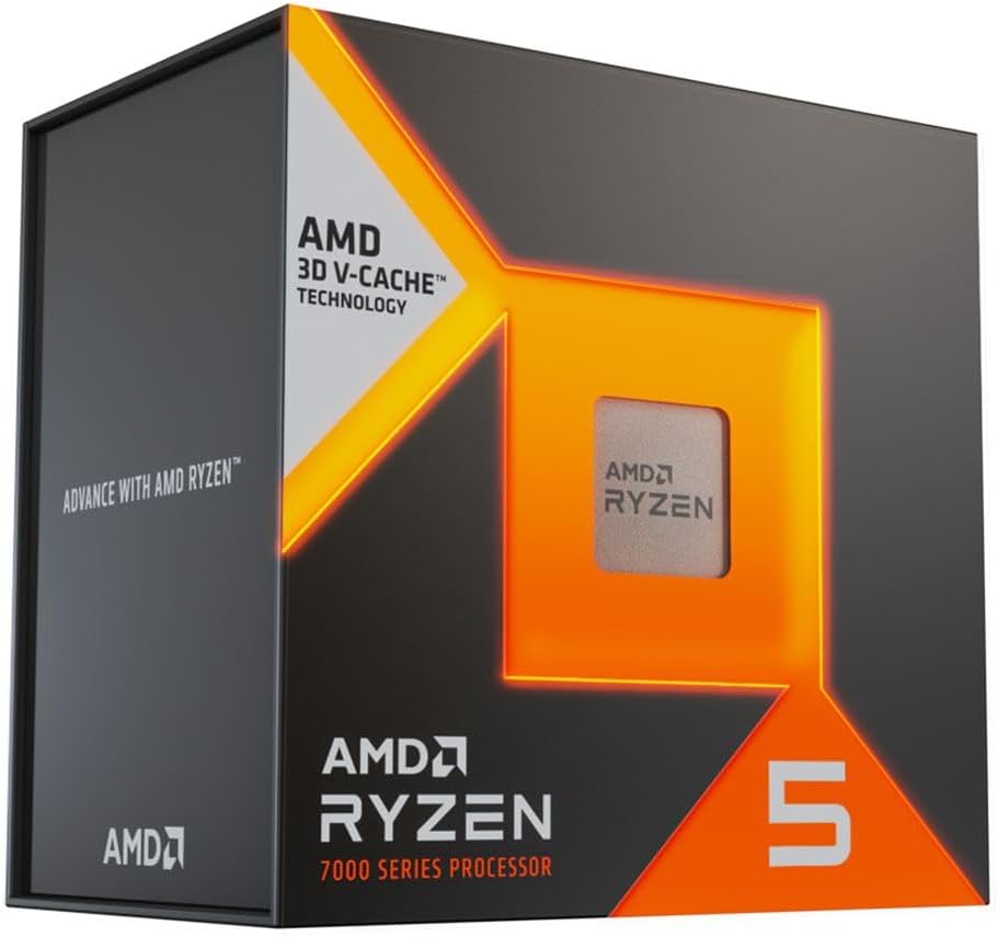 AMD Ryzen 5 7600X3D Raphael AM5 4.1GHz 6-Core Boxed Processor - Heatsink Not Included -100-100001721WOF