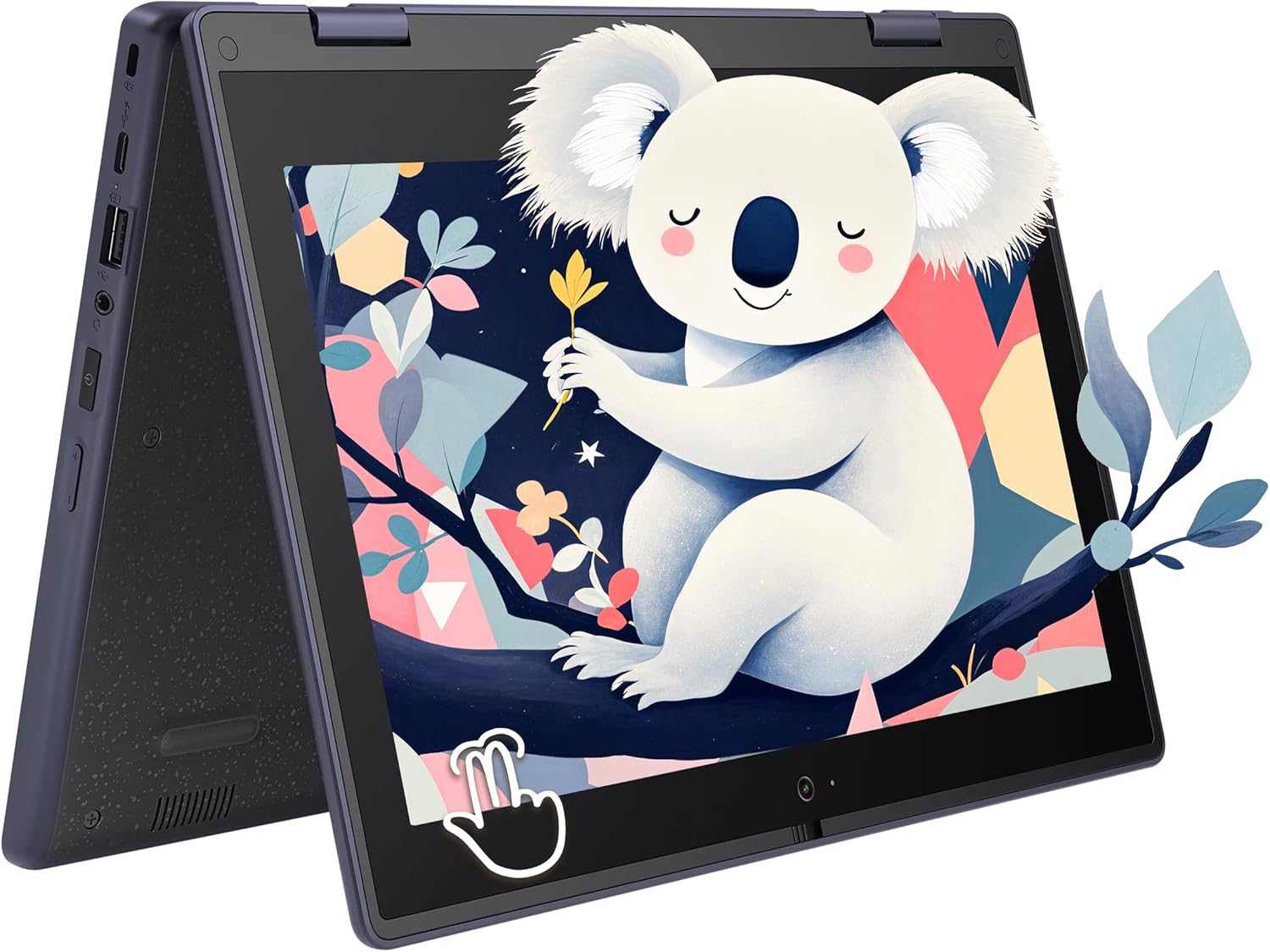 ASUS 11.6" HD Touchscreen 2-in-1 Bussiness Laptop, Intel Celeron N100, 4GB RAM, 128GB SSD, UHD Graphics, Webcam, WiFi 6, Windows 11 Pro, Gray(Renewed)