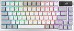 ASUS ROG Azoth Wireless Mechanical Gaming Keyboard – 75% TKL, Tri-Mode Connectivity, Hot Swappable Pre-lubed ROG NX Snow Linear Switches, PBT Keycaps, RGB, OLED Display, PC/Mac Support - White