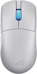 ASUS ROG Harpe II Ace Wireless Esports Gaming Mouse – 2025, Pro-Tested, Right-Handed, 48g Lightweight, Tri-Mode Connectivity, 42K DPI, 8K Polling, 101Hr Battery, Web-Based Tool, PC/Mac Support - White