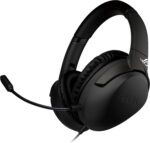 ASUS ROG Strix Go Core Wired Gaming Headset | 3.5mm Connector | Lightweight Design | Over-Ear Headphones for PC, Mac, Nintendo Switch, and PS4, Black, Standard