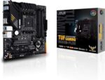 ASUS TUF Gaming B550M-PLUS AMD AM4 (3rd Gen Ryzen™) Micro ATX Gaming Motherboard (PCIe 4.0, 2.5Gb LAN, BIOS Flashback, HDMI 2.1, USB 3.2 Gen 2, Addressable Gen 2 RGB Header and Aura Sync)
