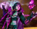 Borderlands 4 Quincunx Stellium: An upper-body shot of Vex holding a glowing orb in her left hand as she looks out in the distance.