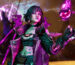 Borderlands 4 Quincunx Stellium: An upper-body shot of Vex holding a glowing orb in her left hand as she looks out in the distance.