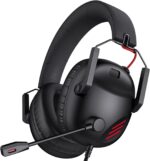 CM7007 Gaming Headset for Xbox Series X|S, Xbox, PS5, PS4, PC, Switch, Gaming Headphones with Noise Canceling Microphone, Folding Design, 50MM Dynamic Drivers, 3.5MM Audio Jack, Black Red