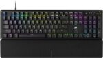 CORSAIR K70 CORE RGB Mechanical Wired Gaming Keyboard with Palmrest – Pre-Lubed MLX Red Linear Switches, SOCD, ABS Double-Shot Keycaps, Sound Dampening, Media Control Dial, QWERTY NA – Black