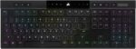 Corsair K100 AIR Wireless RGB Mechanical Gaming Keyboard - Ultra-Thin, Sub-1ms Slipstream , Low-Latency Bluetooth, Cherry MX Ultra Low Profile Keyswitches - NA Layout, QWERTY - Black