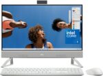 Dell Inspiron 5430 All in One Desktop - 23.8-inch FHD (1920 x 1080) Display, Intel Core 5-120U, 8GB DDR4 RAM, 512GB SSD, Intel Graphics, Windows 11 Home, Onsite & Migrate Service - White