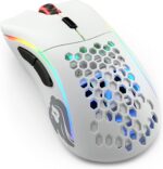 Glorious Model D Wireless Gaming Mouse - 69g Superlight, Lag Free 2.4Ghz Wireless, Up to 71 Hour Battery, RGB, BAMF Sensor, Ergonomic, 6 Buttons - Matte White