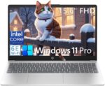 HP 15.6" FHD Laptop Computer for Home Business Student, Intel Processor (Beat i3-1115G4), 32GB DDR4 RAM, 1TB PCIe SSD, WiFi 6E, Bluetooth 5.3, Type-C, Webcam, Numeric Keypad, Silver, Windows 11 Pro