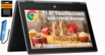 HP Chromebook X360 Fortis 2-in-1 Laptop (11.6" Touchscreen, Intel N5100, 8GB RAM, 128GB Storage (64GB+64GB)), Ruggedized & Spill-Resistant, Convertible, Student, Home, Long Battery Life, Chrome OS
