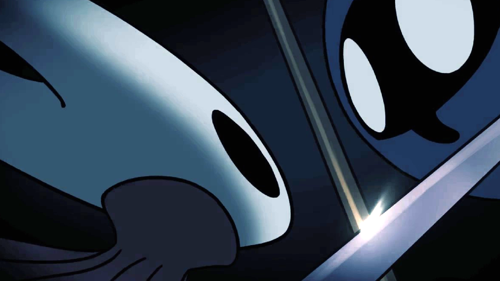 Hornet clashes with a pin-wielding bug in Hollow Knight: Silksong.