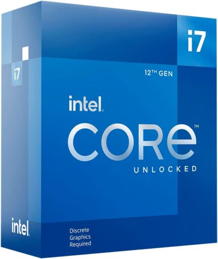 Intel® Core™ i7-12700KF, 12-Core Desktop Processor (8P+4E) up to 5.0GHz, LGA1700 125W 600 Series Chipset
