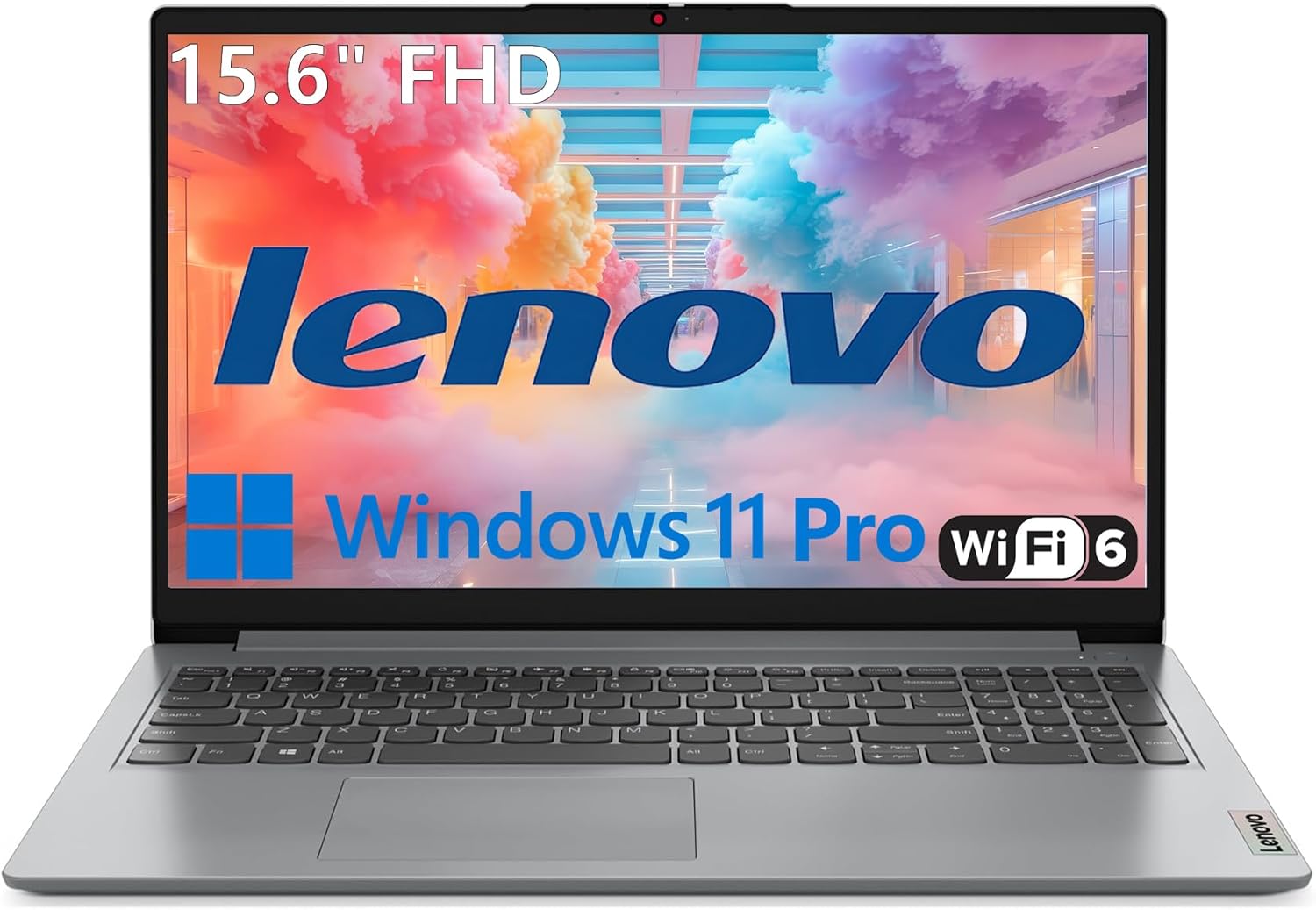 Lenovo Laptop Computers for Home Business Student Study, 15.6" FHD, Intel Processor, 32GB DDR4 RAM, 1TB PCIe SSD, WiFi 6, Bluetooth 5.2, Type-C, Webcam, Numeric Keypad, Cloud Grey, Windows 11 Pro