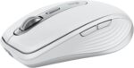 Logitech MX Anywhere 3S for Mac, Compact Wireless Bluetooth Mouse, 8K DPI Any-Surface Tracking, Quiet Clicks, USB C, Wireless Mouse for MacBook Pro, MacBook Air, iMac, iPad - Pale Grey