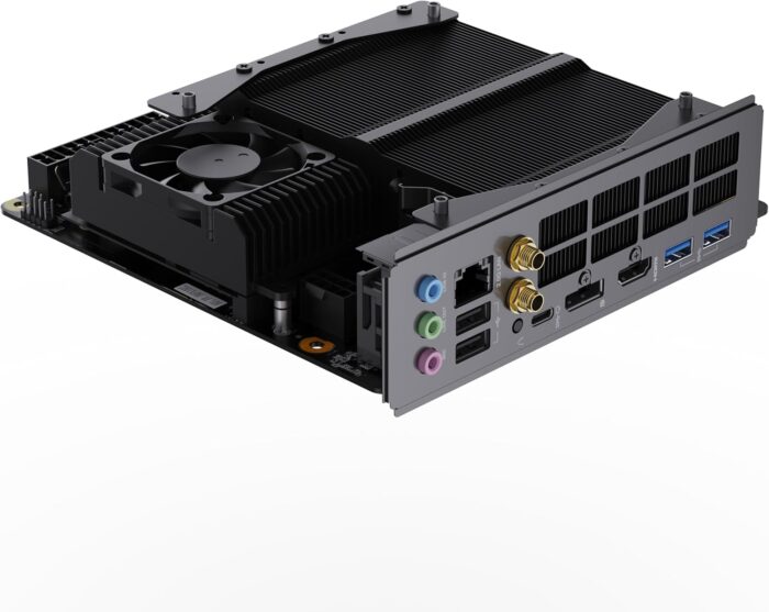 MINISFORUM BD790I X3D Mini ITX Motherboard, Integrated AMD Ryzen 9 7945HX3D, up to 5.4 GHz, 16C/32T, 144MB Cache,PCIe 5.0 x16 Slot,2 x PCIe 5.0 M.2 Slots, DDR5, HDMI/DP/USB-C, WiFi 6E/BT 5.3