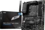 MSI PRO B760-P WiFi DDR4 ProSeries Motherboard (Supports 12th/13th/14th Gen Intel Processors, LGA 1700, DDR4, PCIe 4.0, M.2, 2.5Gbps LAN, USB 3.2 Gen2, HDMI/DP, Wi-Fi 6E, Bluetooth 5.3, ATX)