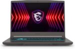 MSI Thin 15 Gaming Laptop: 15.6" FHD 1920x1080 144Hz • 13th Generation Intel Core i5-13420H • 16 GB DDR4 SDRAM • 2 TB NVMe SSD • W11P • Wi-Fi 6E HD Audio NVIDIA GeForce RTX 4050