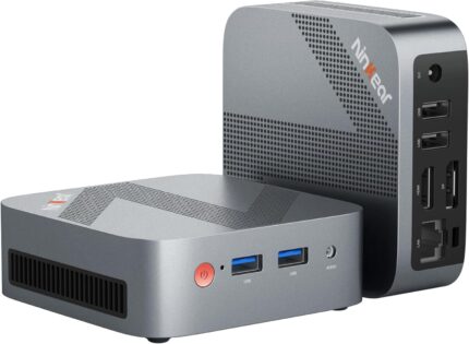 Mini PC Intel CPU N150(up to 3.6GHz), 16GB DDR4 512GB PCIe M.2 NVMe SSD Micro Gaming PC, Mini Desktop Computer 4K Dual Display, 1000M RJ45/HDMI/DP/USB 3.0, WiFi 5/BT 5, Fit Office Home School