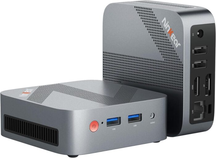 Mini PC Intel CPU N150(up to 3.6GHz), 16GB DDR4 512GB PCIe M.2 NVMe SSD Micro Gaming PC, Mini Desktop Computer 4K Dual Display, 1000M RJ45/HDMI/DP/USB 3.0, WiFi 5/BT 5, Fit Office Home School
