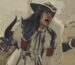 Monster Hunter Wilds - a player yells in despair with their arms out, kneeling on the ground.