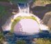 Bean the frog in a pond in Puffpals Island Skies