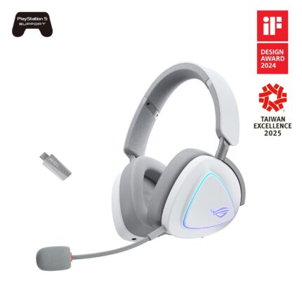 ROG Delta II Moonlight White Gaming Headphones
