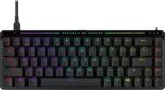 ROG Falchion Ace HFX 65% Hall Effect Gaming Keyboard – HE Magnetic Switches, Rapid Trigger, 8000 Hz Polling, Three-Layer Dampening Foam, Touch Panel, Protective Cover