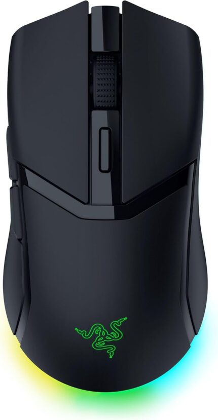 Razer Cobra HyperSpeed Wireless Gaming Mouse: 9 Customizable Controls - RGB Lighting - Optical Scroll Wheel - Optical Switches Gen-4-26K Sensor - 2.4GHz, Bluetooth & USB C - Up to 170 Hr Battery
