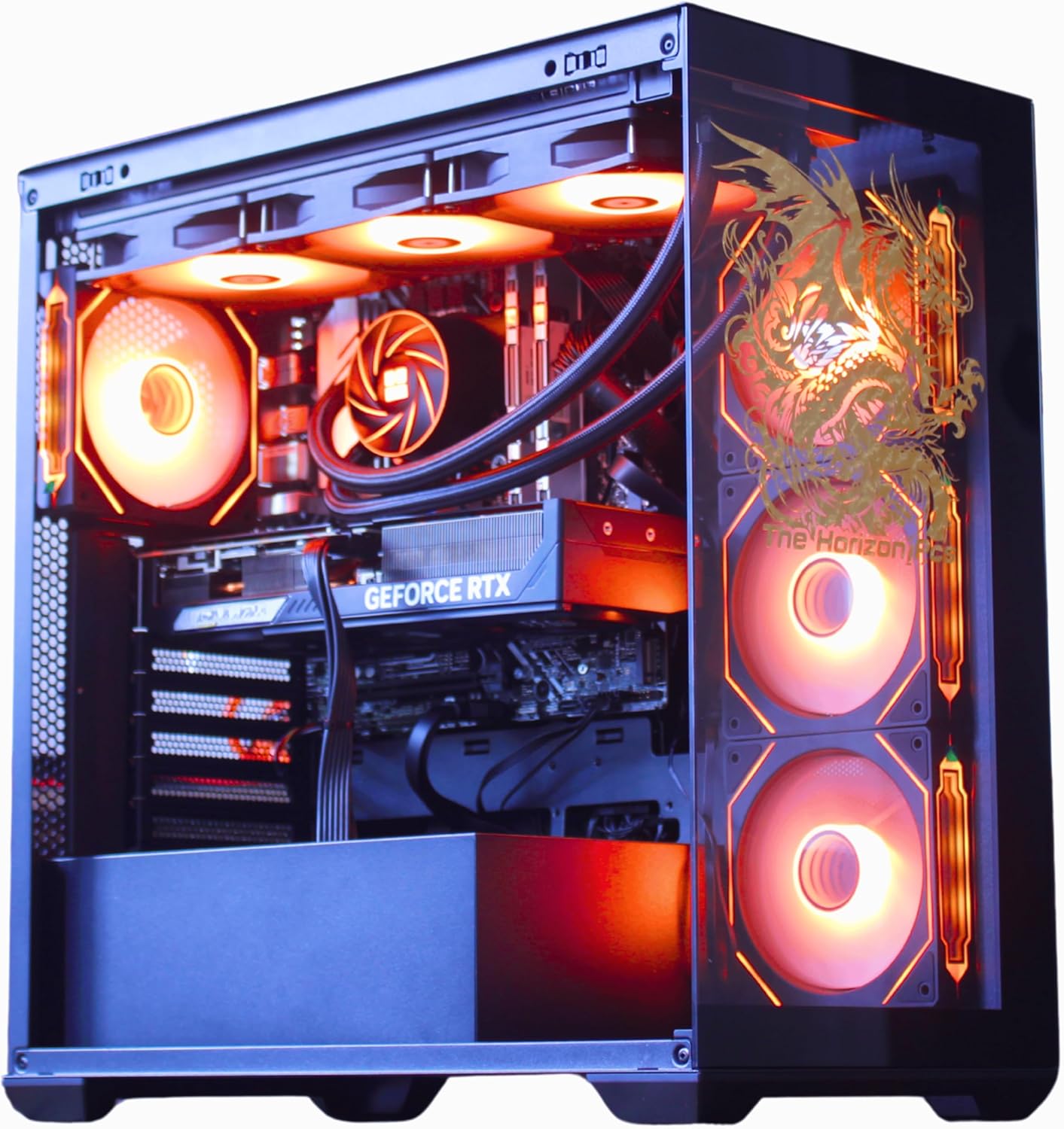 The Horizon Autherium I9 RTX Gaming PC || Core I9 Unlocked CPU || RTX 5070 OC 12GB || 64GB RAM || 5TB Storage || 1.2GB/s WiFi, VR and Gaming Ready || Windows 11 PRO