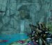 A cave with a skull and a waterfall where the Forgive Me quest begins