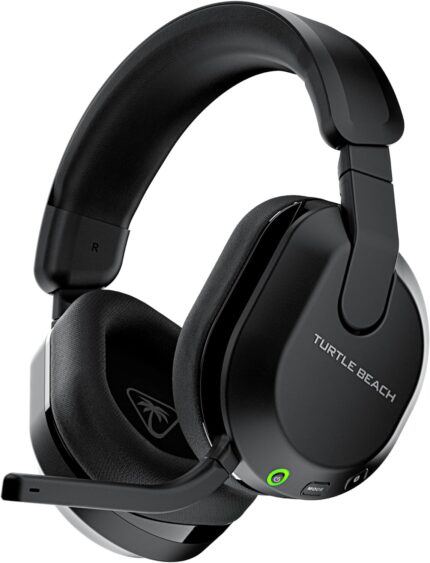 Turtle Beach Stealth 600 Wireless Multiplatform Amplified Gaming Headset for PC, PS5, PS4, & Mobile – Bluetooth, 80-Hr Battery, Noise-Cancelling Flip-to-Mute Mic, Waves 3D Audio –Black