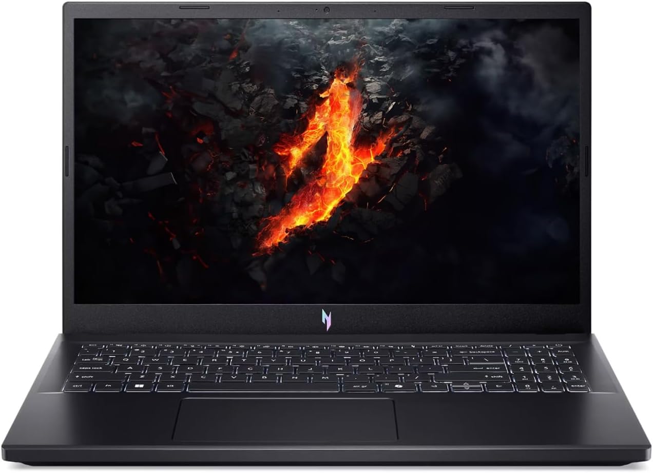acer Nitro V Gaming Laptop 15.6-inch 16GB RAM 512GB SSD AMD Ryzen 5 7535HS 3.30GHz RTX 4050 Graphics 144Hz FHD Display Windows 11 Home (Renewed)